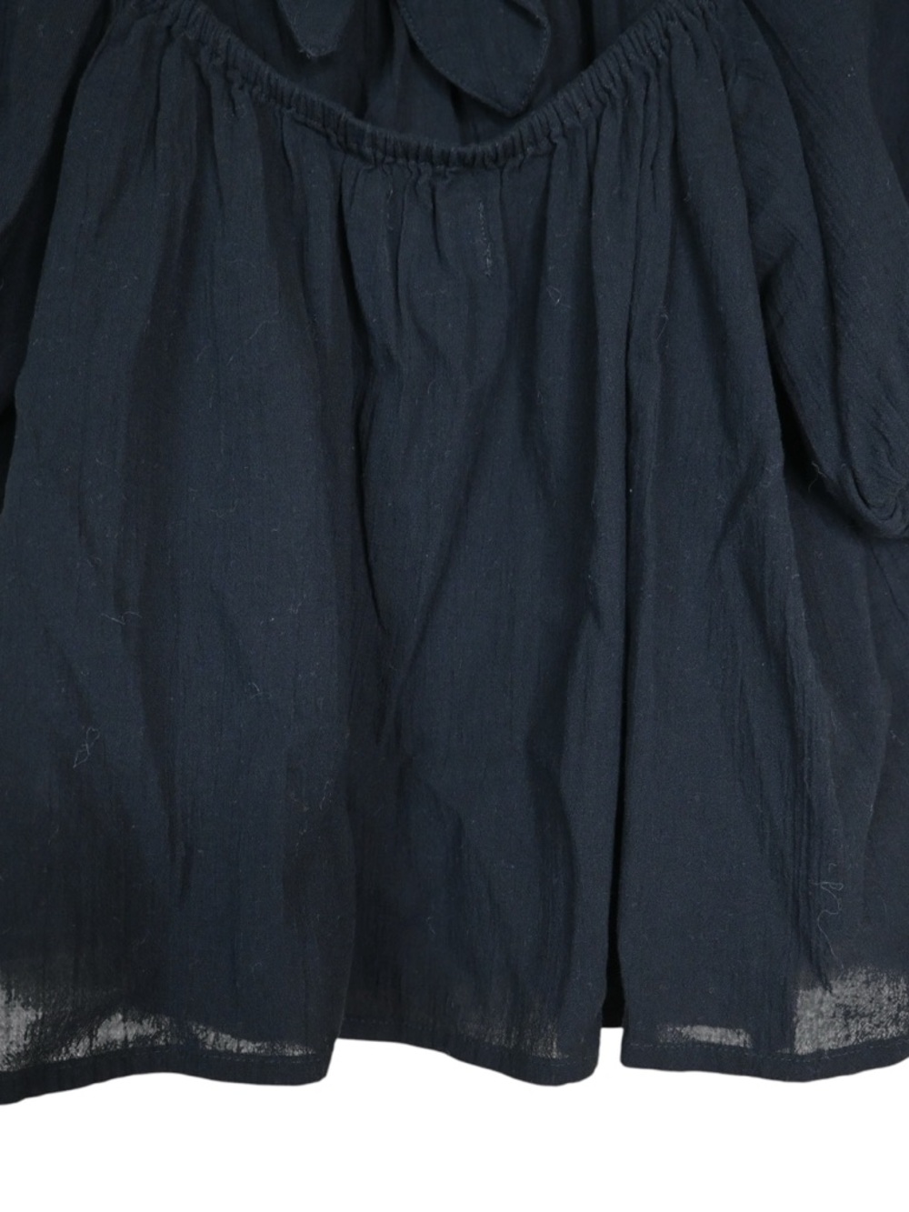 Old Navy Women's S Black Off-the-Shoulder Puff Sleeve Top - Picture 6 of 9